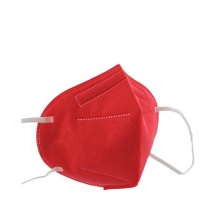 Kırmızı Medikal N95 Ffp2 Tekli Maske Kırmızı