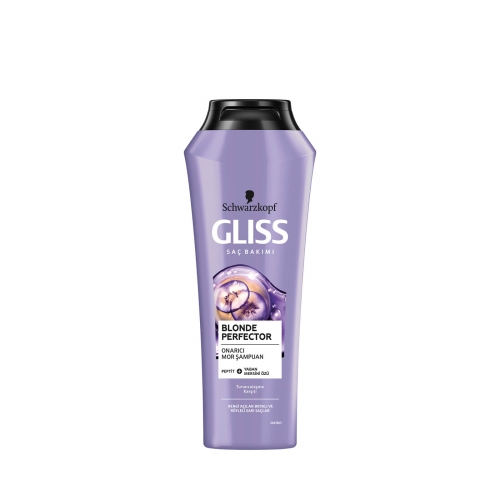 Gliss Blonde Perfector Turunculaşma Karşıtı Onarıcı Mor Şampuan 250 Ml