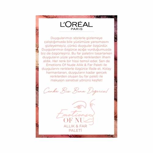 L'Oréal Paris Emotions Nude Eyes&Cheeks Blushing Palette 01