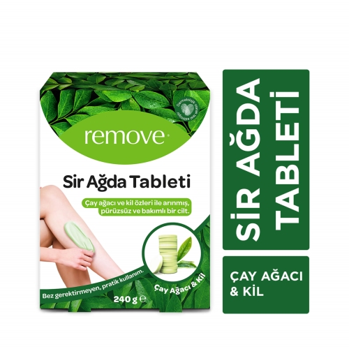 Remove Sir Ağda Tableti Çay Ağacı & Kil 240 Gr