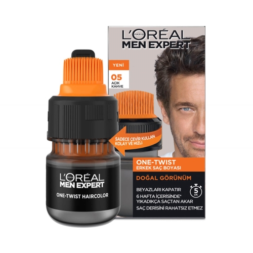 L'Oréal Paris Men Expert One-Twist Erkek Saç Boyası Açık Kahve 05