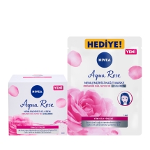 Nivea Aqua Rose Nemlendirici Jel Krem 50 Ml + Nivea Aqua Rose Kağıt Maske