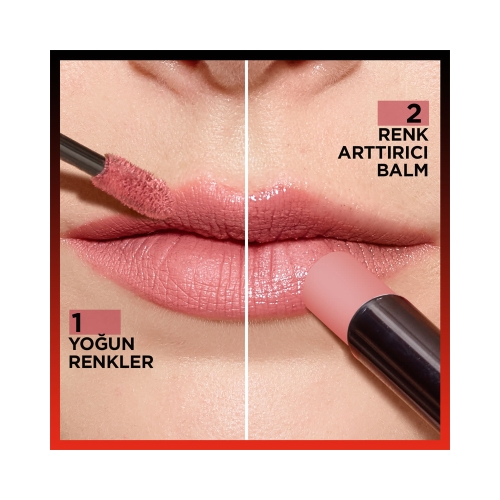 L'Oréal Paris Infaillable Lipstick 2 Steps 804-Metro Proof
