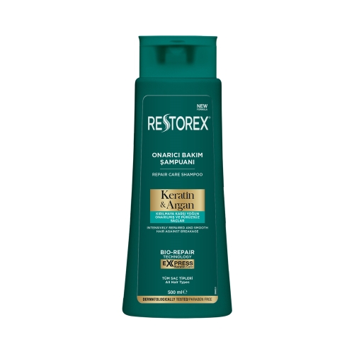Restorex Şampuan Keratin+Argan Onarıcı 500 Ml
