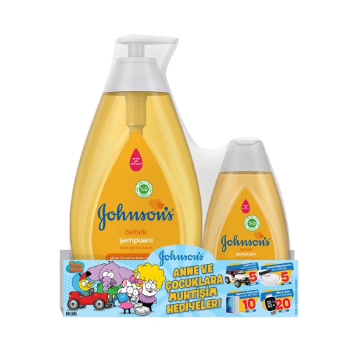 Johnsons Baby Şampuan 750 Ml+200 Ml Şampuan Hediye Milli Piyango