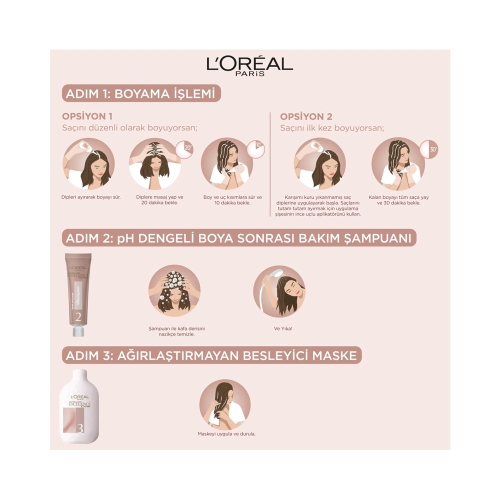 L'Oréal Paris Excellence Creme Nude Renkler Saç Boyası - 8U Nude Koyu Sarı