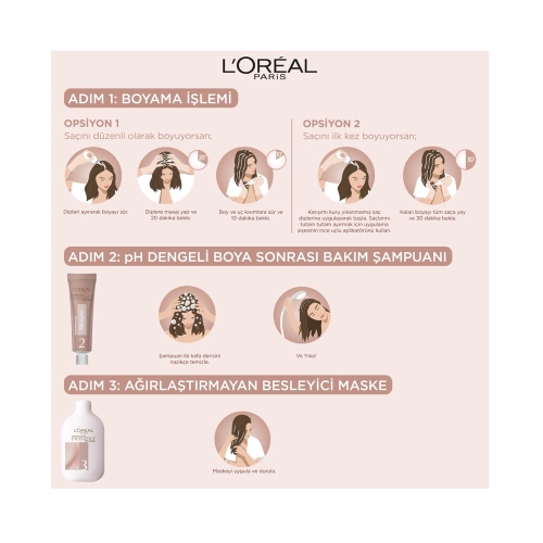 L'Oréal Paris Excellence Creme Nude Renkler Saç Boyası - 7U Nude Kumral