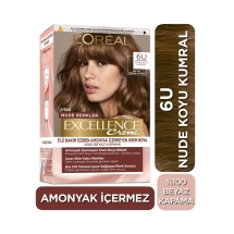 L?Oréal Paris Excellence Creme Nude Renkler Saç Boyası ? 6U Nude Koyu Kumral