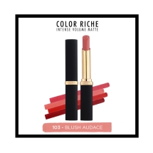 L'Oréal Paris Color Riche Intense Volume Matte Ruj - 103 Blush Audace