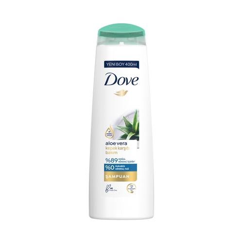 Dove Nemlendirici Bakım Sırları Saç Bakım Şampuanı Kepeğe Karşı Bakım Aloe Vera ve Elma Sirkesi 400 Ml