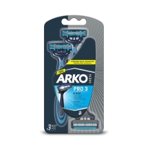 Arko Men Pro3 Tıraş Bıçağı T3 3'lü