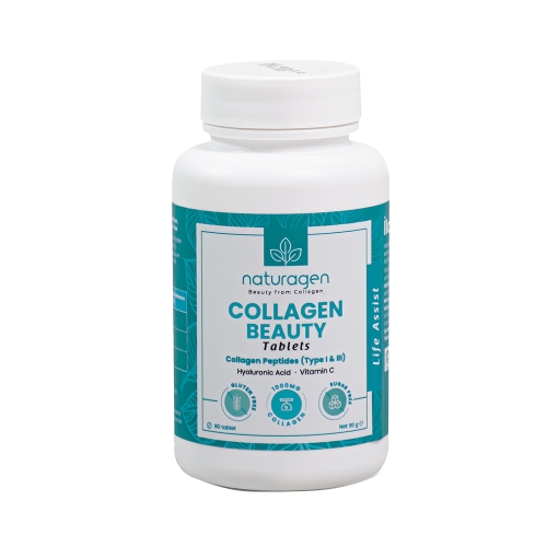 Naturagen Kolajen Beauty Tablets Tip 1&Tip 3 Hyaluronic Asit&Vitamin C - 60 Tablet