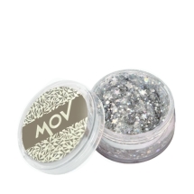 Mov Face&Body Glitter Gri