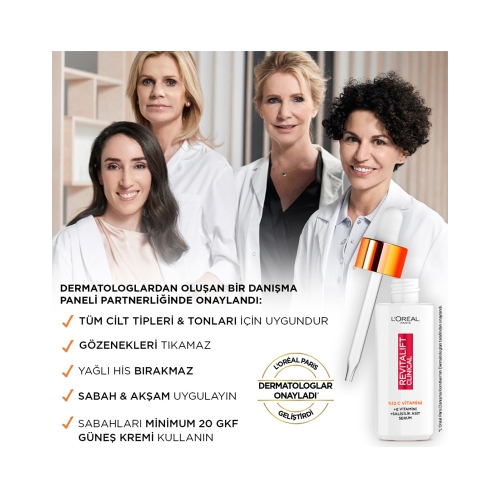 L'Oréal Paris Revitalift Clinical %12 Saf C Vitamini Serum 30 Ml