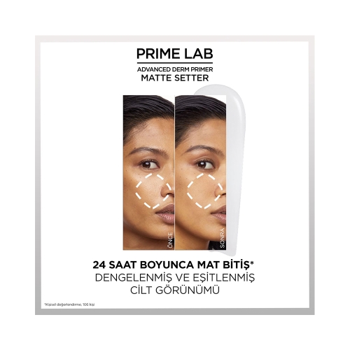 L'Oréal Paris Prime Lab Matte Setter Matlaştırıcı Makyaj Bazı 30 Ml