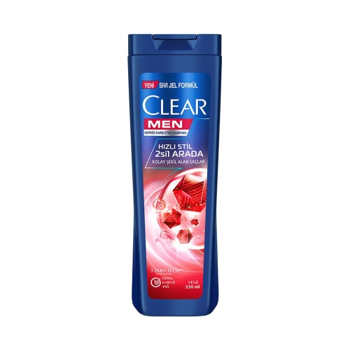 Clear Men Hızlı Stil 2Si1 Arada Kepeğe Karşı Etkili Şampuan 350 Ml