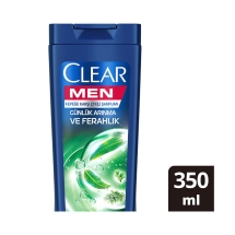 Clear Men Günlük Arınma Ve Ferahlık Sedir Ağacı Ve  Okaliptus Özleri Kepeğe Karşı Etkili Şampuan 350 Ml