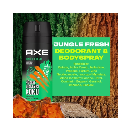 Axe Deo Jungle Fresh Deo Body Sprey 150 Ml