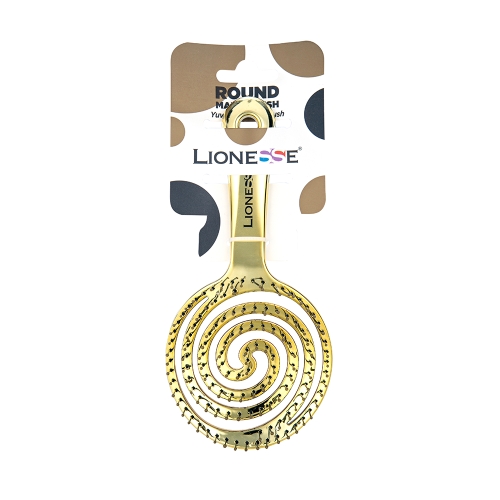 Lionesse Metalik Yuvarlak Maze Fırça 8592 Gold