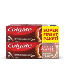 Colgate Optic White Kahve, Çay Ve Tütün Kullananlar İçin 50 Ml+ 50 Ml