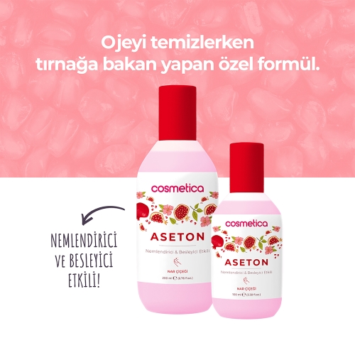 Cosmetica Aseton Nar Çiçeği Nemlendirici&Besleyici Etkili 200 Ml