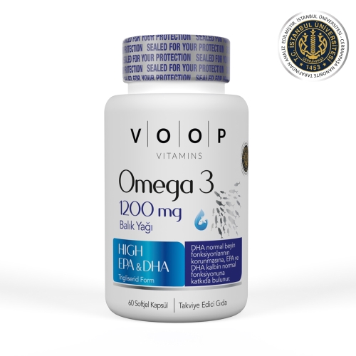 Voop Omega 3 İçeren Kapsül Takviye Edici Gıda 1200 Mg