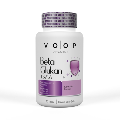 Voop Beta Glukan İçeren Kapsül Takviye Edici Gıda