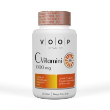 Voop Vitamin C+Turunçgil Bioflavonoidleri İçeren Tablet Takviye Edici Gıda