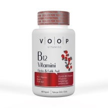 Voop Vitamin B12, Biotin Ve Folik Asit İçeren Kapsül Takviye Edici Gıda