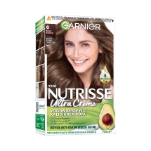 Garnier Nutrisse Yoğun Besleyici Kalıcı Krem Saç Boyası 6 Koyu Kumral