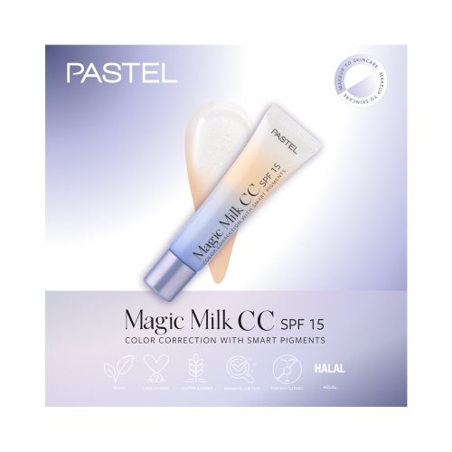 Pastel Magic Milk CC SPF 15 - Cilt Tonu Eşitleyici SPF 15 CC Krem 51 Medium Deep