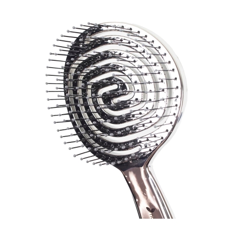 Nascita 3D Flexi Kontrol Açma-Tarama Saç Fırçası - Gümüş