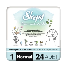 Sleepy Bio Natural Süper Eco Normal 24 Adet