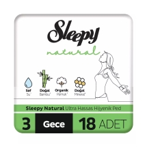 Sleepy Natural Süper Eco Gece 18 Adet