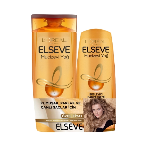 Elseve 360 Ml Extraordinary Şampuanı + 175 Ml Saç Kremi