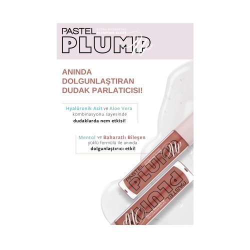 Pastel Plump Up Extra Hydrating Plumiıng Gloss No:205