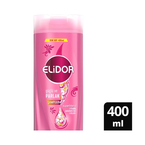 Elidor Güçlü & Parlak Şampuan 400 Ml