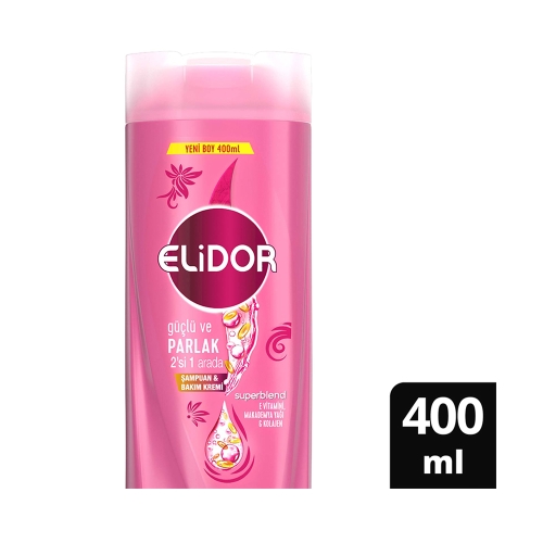 Elidor Güçlü & Parlak 2In1 Şampuan 400 Ml