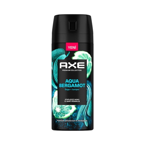 Axe Aqua Bergamot Deodorant Body Sprey 150 Ml