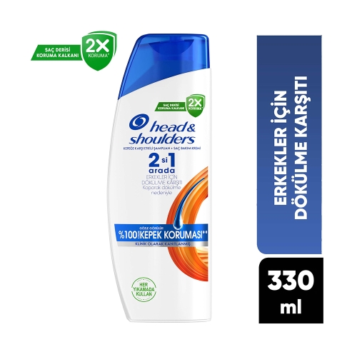 H&S Şampuan Erkeklere Özel Saç Dökülmelerine Karşı Etkili 2İn1 330 Ml