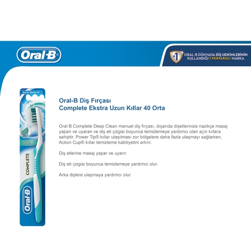 Oral-B Advantage 40 Orta Komlpe Temizlik