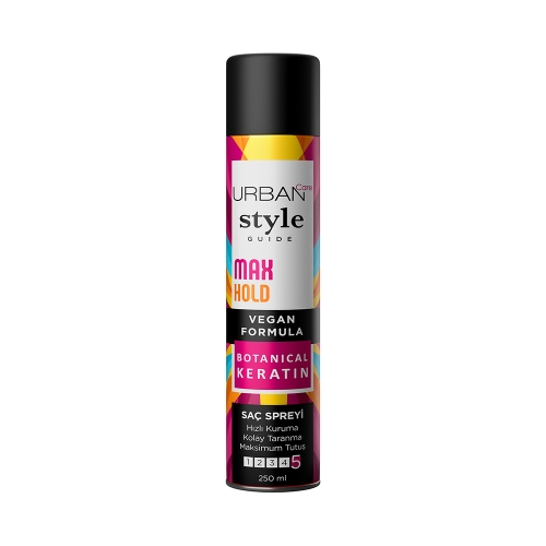 Urban Care Style Guide Max Hold Hair Spray 250 Ml - Vegan