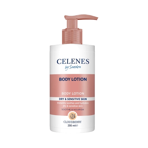 Celenes Cloudberry Parfümsüz Vücut Losyonu Kuru/Hassas Ciltler 200 Ml