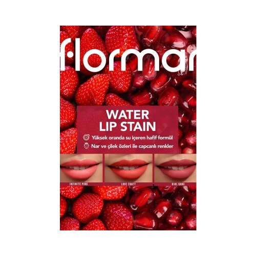 Flormar Water Lip Stain Lst - 003 Girl Gang