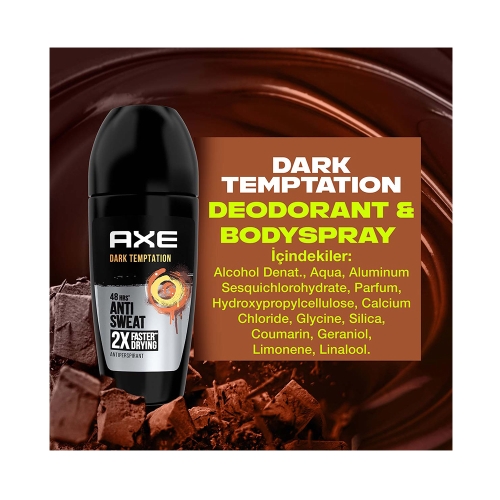 Axe Roll-On Dark Temptation Ith 50 Ml