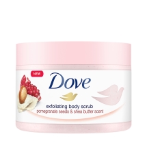 Dove Body Scrub Pomegranate & Shea Butter 225 Ml