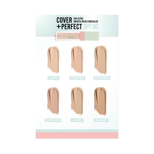 Show By Pastel Cover + Perfect 24H Ultra Smooth Wear Concealar Spf30 302