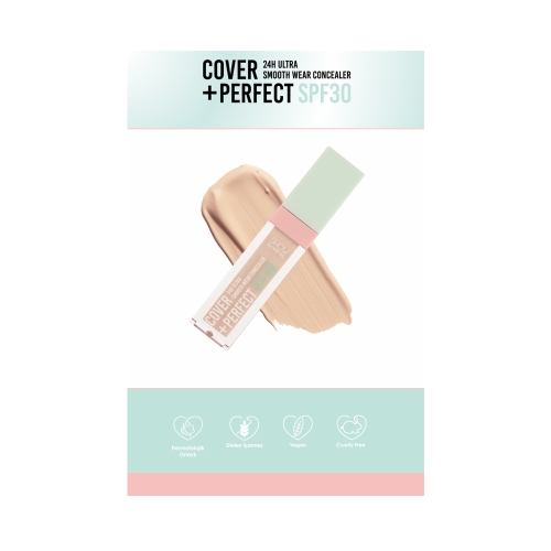 Show By Pastel Cover + Perfect 24H Ultra Smooth Wear Concealar Spf30 302